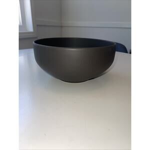 Furio Home Thailand Black Onyx Serving Bowl 9” Diameter 4 1/2" Deep Asian